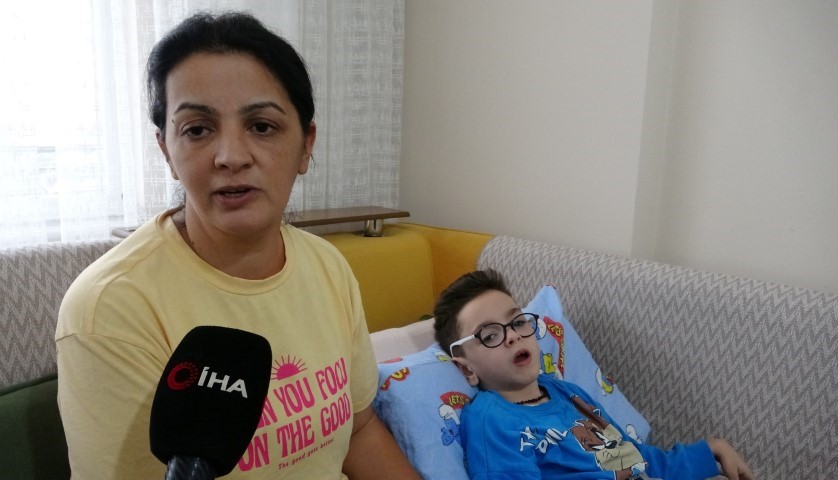 Grip sandılar, Boca vir&uuml;s&uuml; &ccedil;ıktı: 7 yaşındaki Kaan 4 yıldır yatağa mahkum yaşıyor