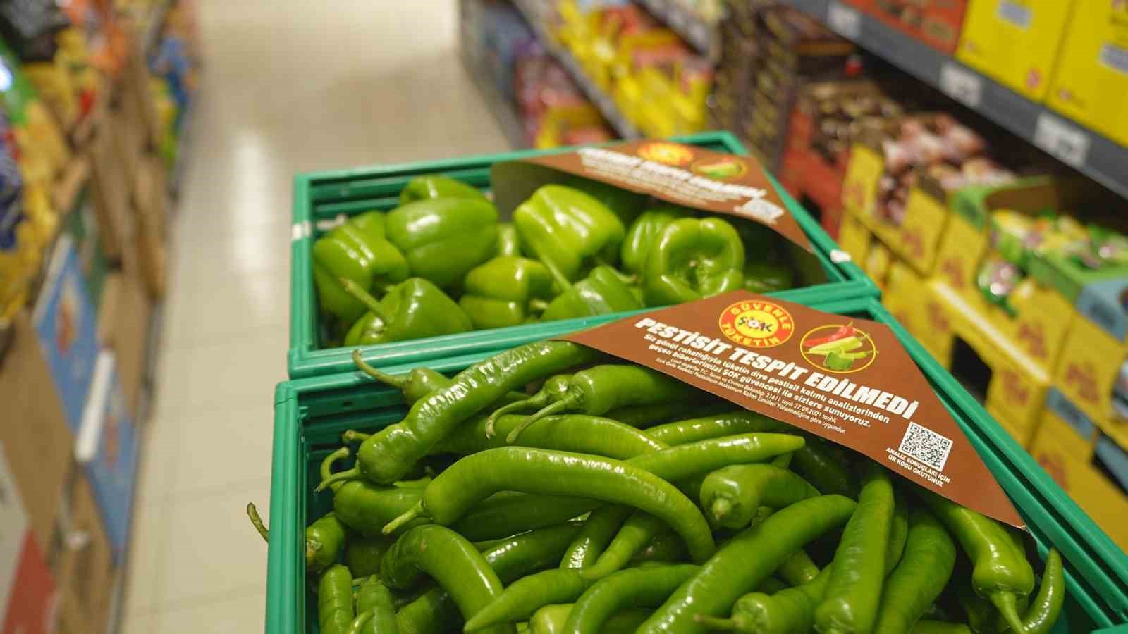 ŞOK Marketler&rsquo;de pestisit analizinin kapsamı genişliyor: Domatesten sonra biberler de analiz ediliyor
