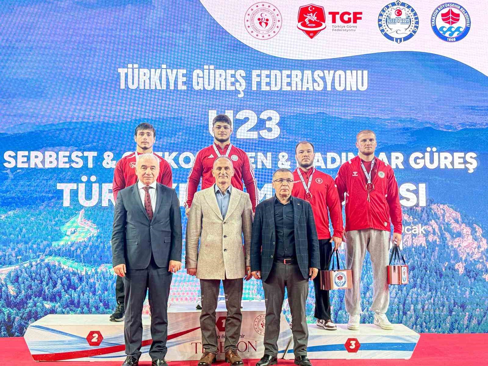 U23 Grekoromen G&uuml;reş T&uuml;rkiye Şampiyonası&rsquo;nda ikinci g&uuml;n tamamlandı
