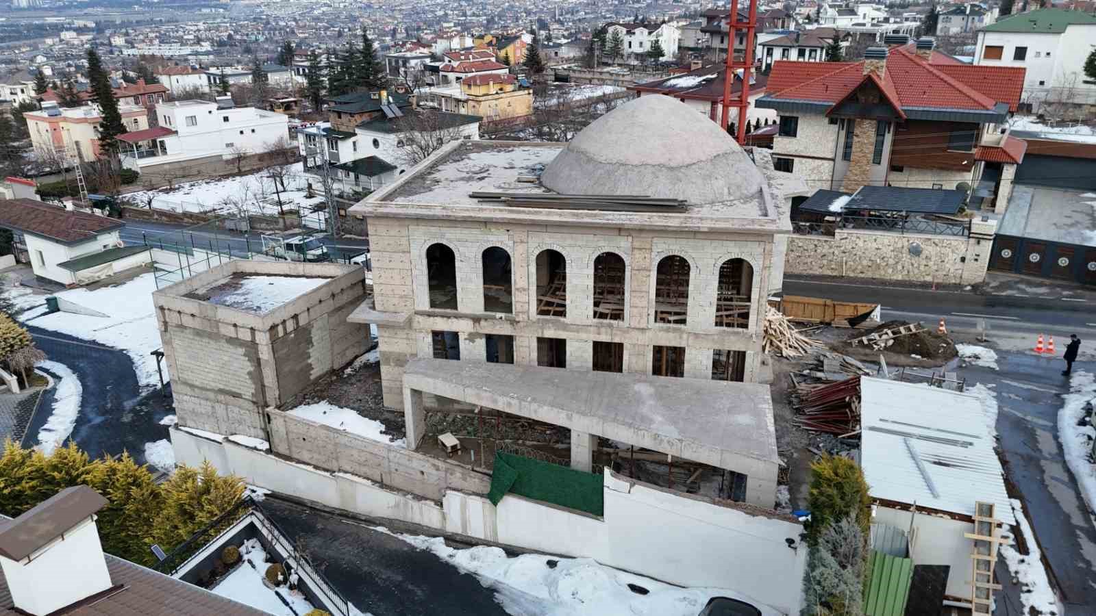 Eski Aynalı Cami yeniden inşa ediliyor
