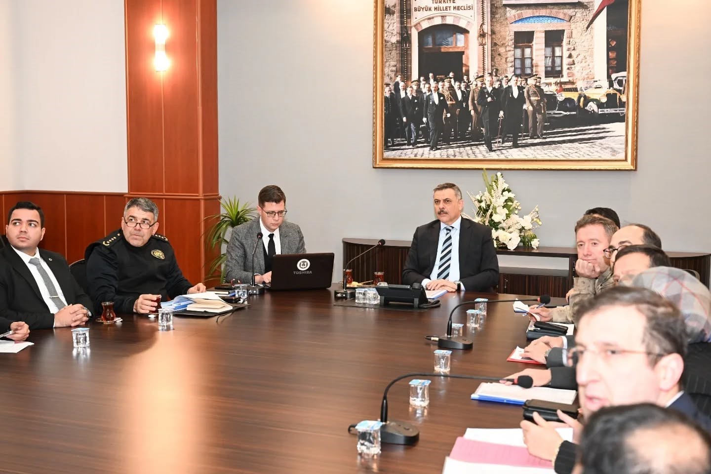 Vali Çiftçi başkanlığında ‘Palandöken’ zirvesi