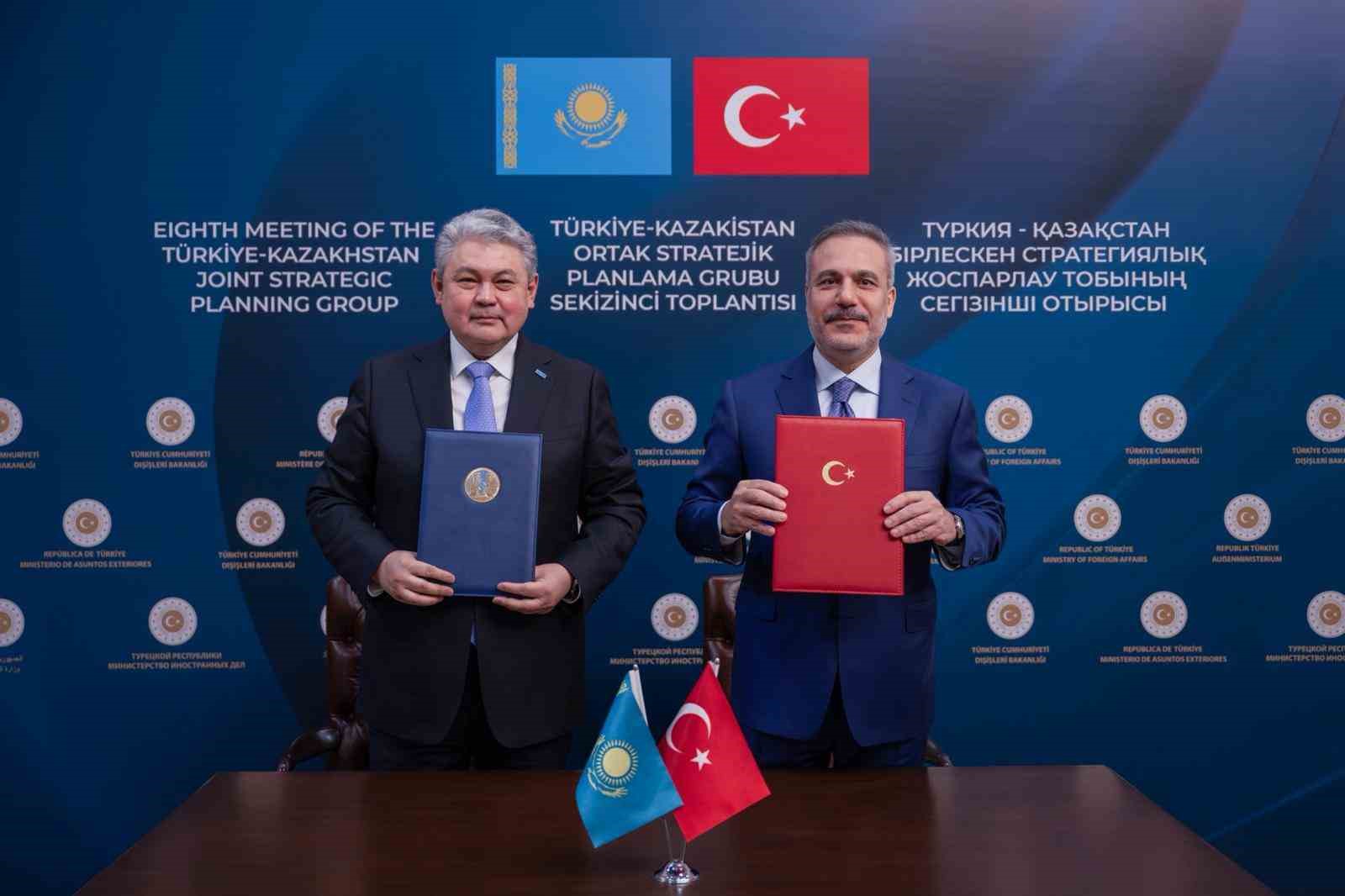 T&uuml;rkiye ile Kazakistan Dışişleri Bakanlıkları arasında "2026-2027 İşbirliği Planı" imzalandı
