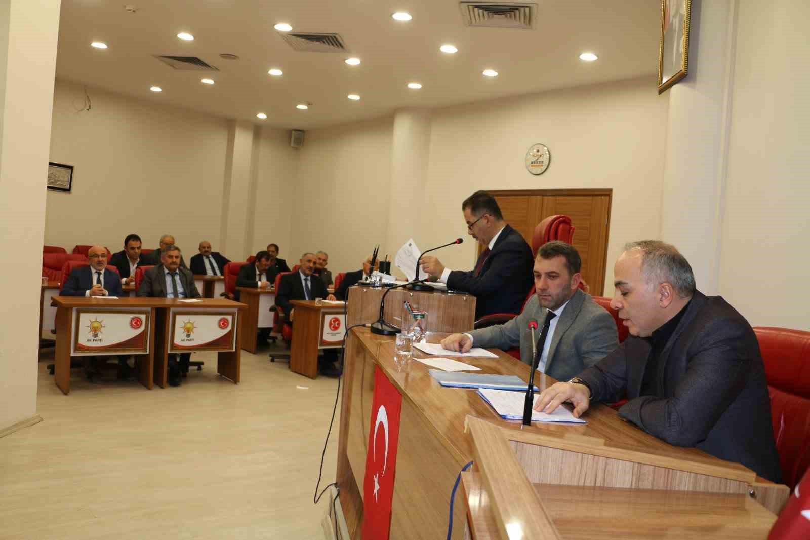 Erzincan İl Genel Meclisi Şubat ayı toplantısını ger&ccedil;ekleştirdi
