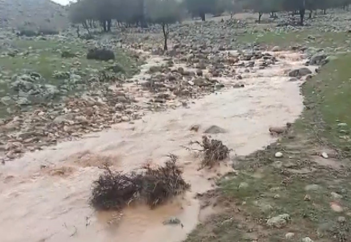 Yavuzeli il&ccedil;esinde yağış etkili oldu

