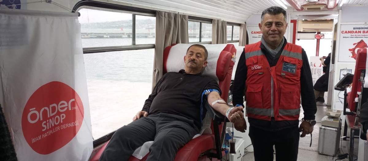 Sinop&rsquo;ta kan bağışı etkinliği
