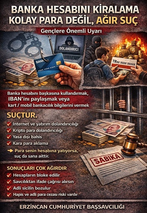 Erzincan&rsquo;da siber su&ccedil;lara karşı kapsamlı bilin&ccedil;lendirme &ccedil;alışması
