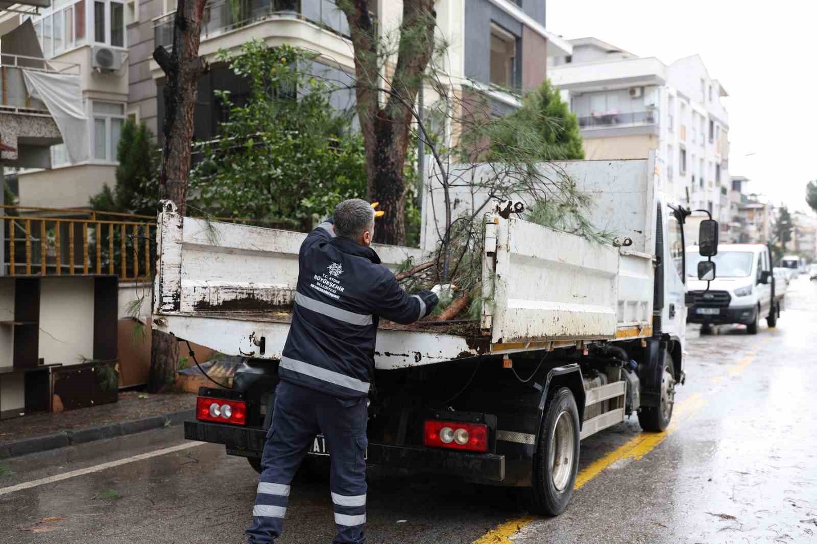 Aydın Büyükşehir Belediyesi’nden Efeler’in yeşil alanlarına bakım