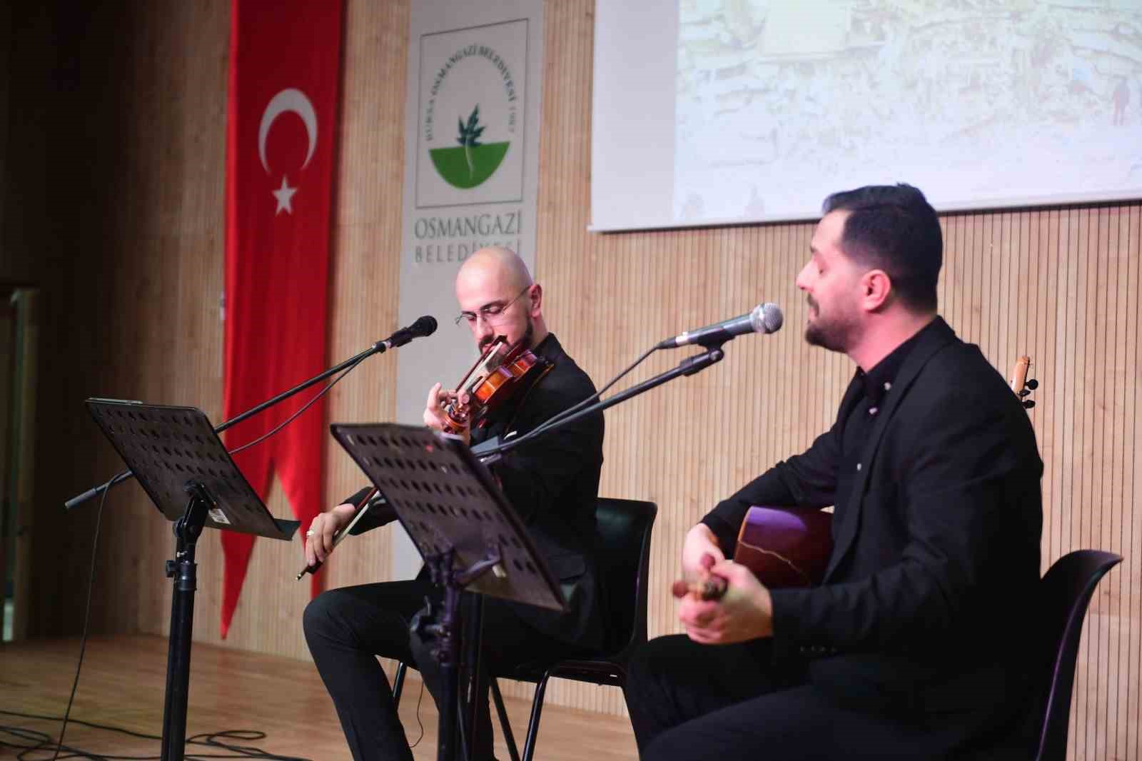 Osmangazi&rsquo;de 6 Şubat depremlerinin yıl d&ouml;n&uuml;m&uuml;nde duygu dolu anma programı
