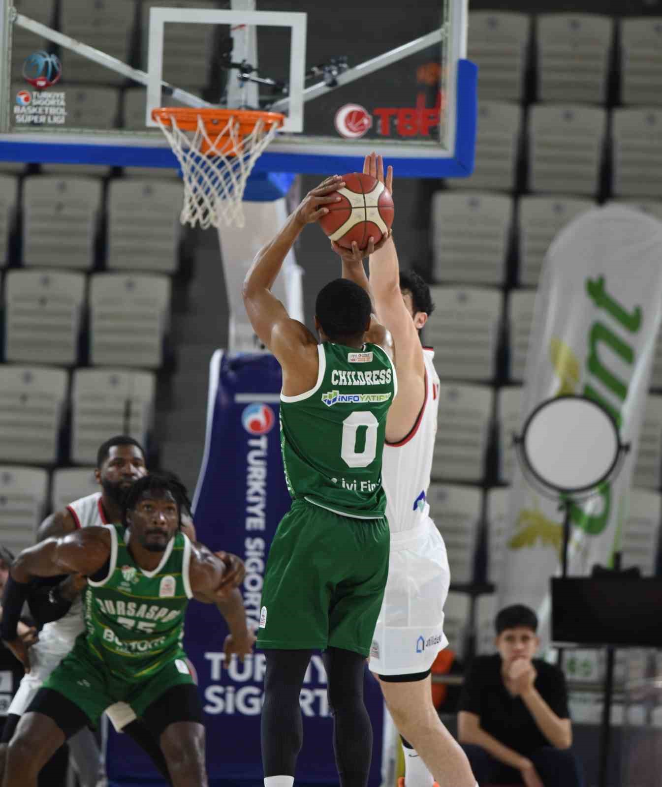 Basketbol S&uuml;per Ligi: Manisa Basket: 94 - Bursaspor: 76
