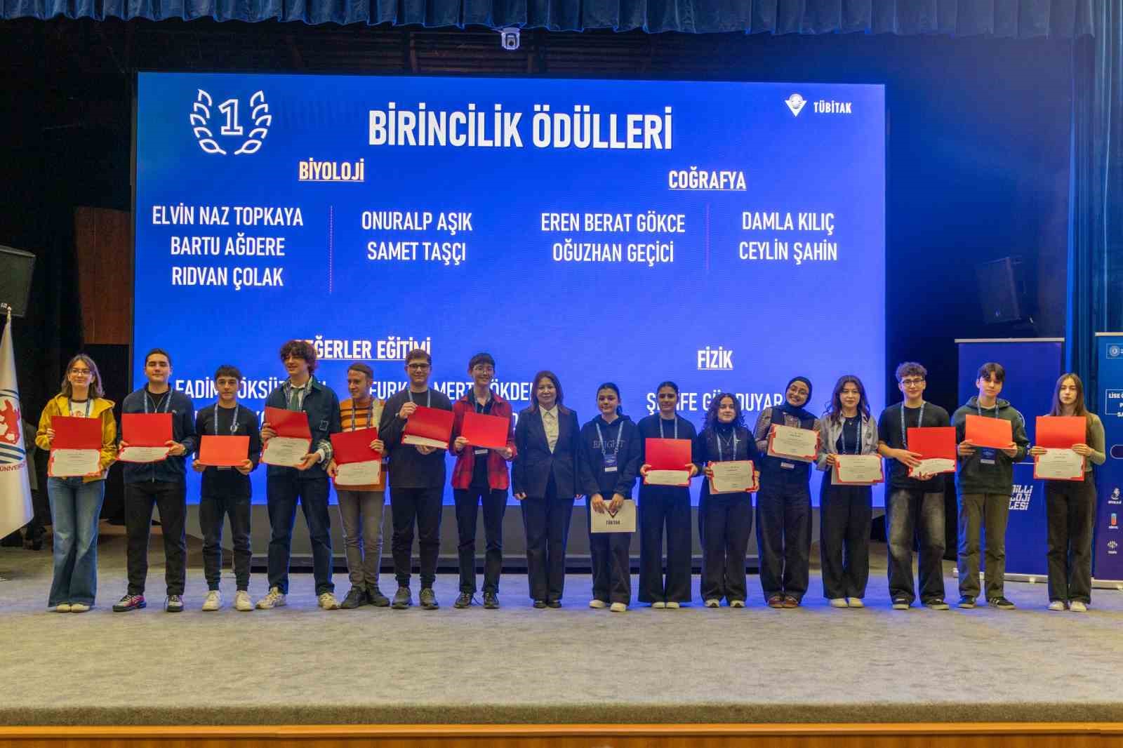 57. Lise &Ouml;ğrencileri Araştırma Projeleri B&ouml;lge Yarışması&rsquo;nda kazananlar belli oldu
