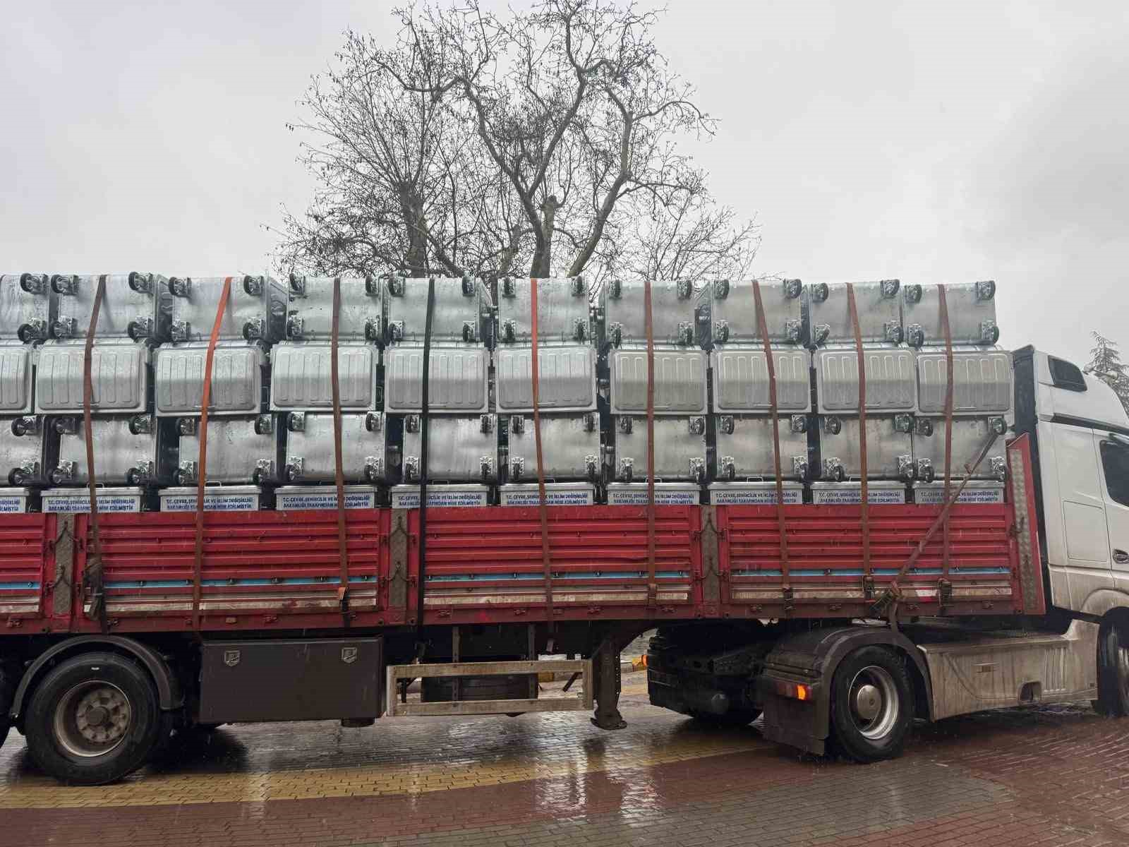 Sultanhisar&rsquo;a 200 yeni &ccedil;&ouml;p konteyneri
