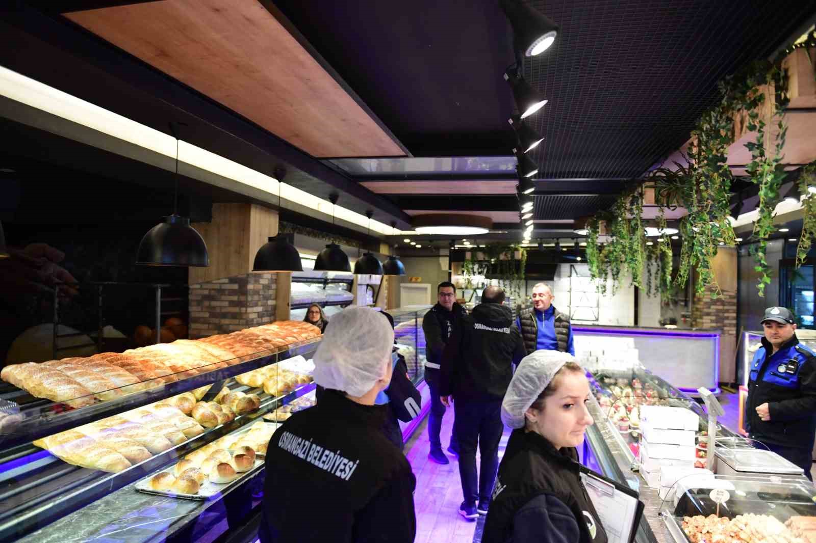 Osmangazi Belediyesi’nden fırınlara ve tatlıcılara Ramazan denetimi