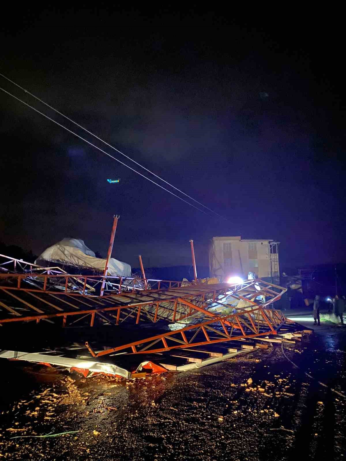 Gaziantep&rsquo;te fırtına mesaisi
