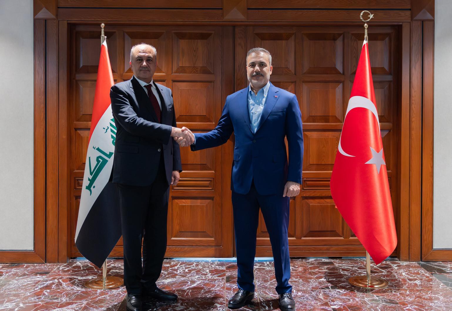 Bakan Fidan, Irak Savunma Bakanı Al Abbasi ile g&ouml;r&uuml;şt&uuml;
