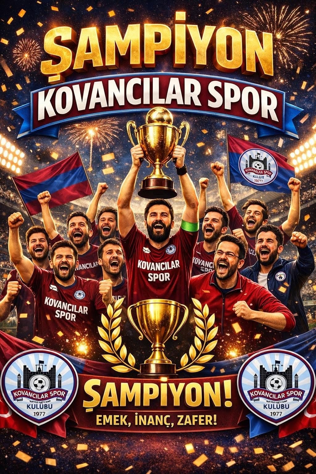 Kovancılarspor, B&ouml;lgesel Amat&ouml;r Lig&rsquo;e y&uuml;kseldi
