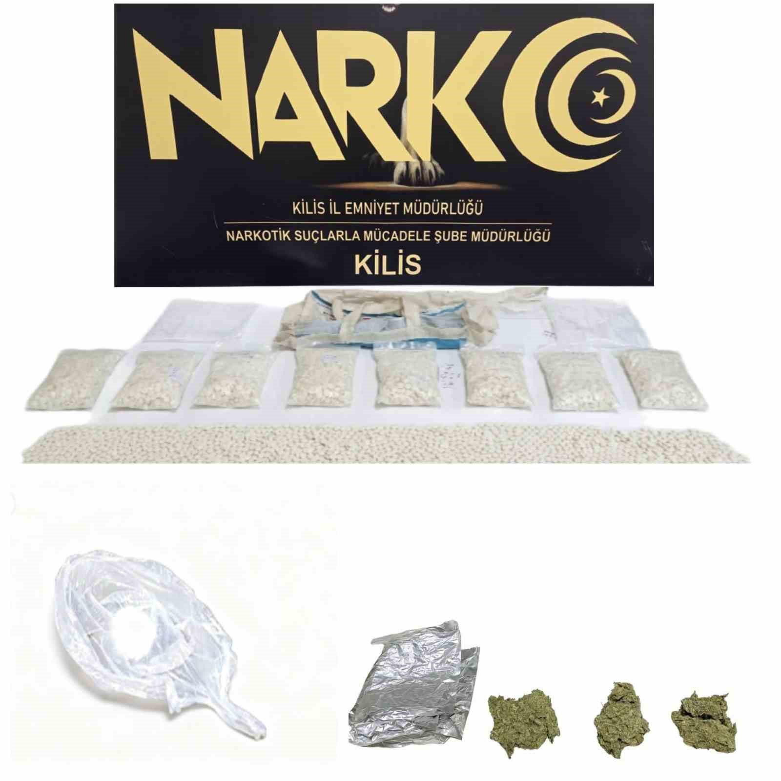 Kilis’te uyuşturucu operasyonu: 7 tutuklama