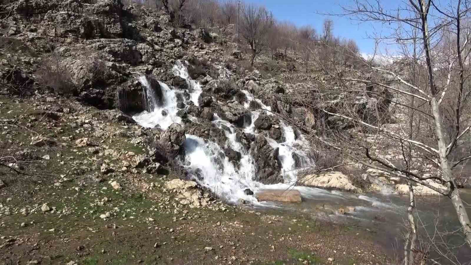 Kurumak &uuml;zere olan su kaynağı &ccedil;ağlayana d&ouml;n&uuml;şt&uuml;
