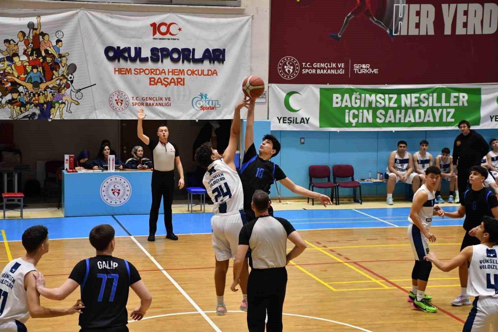 U18 Erkekler Basketbol B&ouml;lge Şampiyonası  başladı
