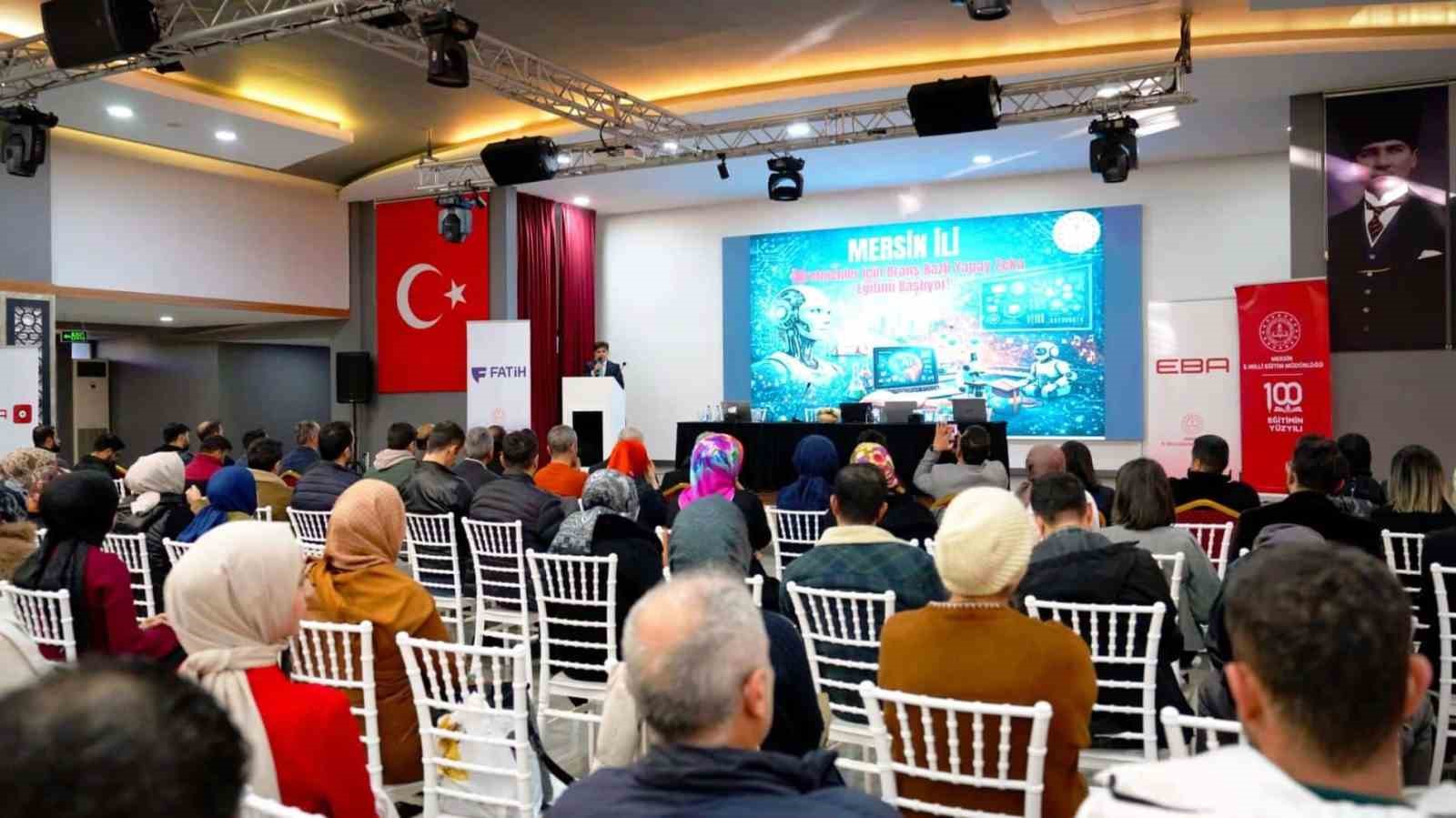 Mersin’de öğretmenlere branş bazlı yapay zeka eğitimi başladı