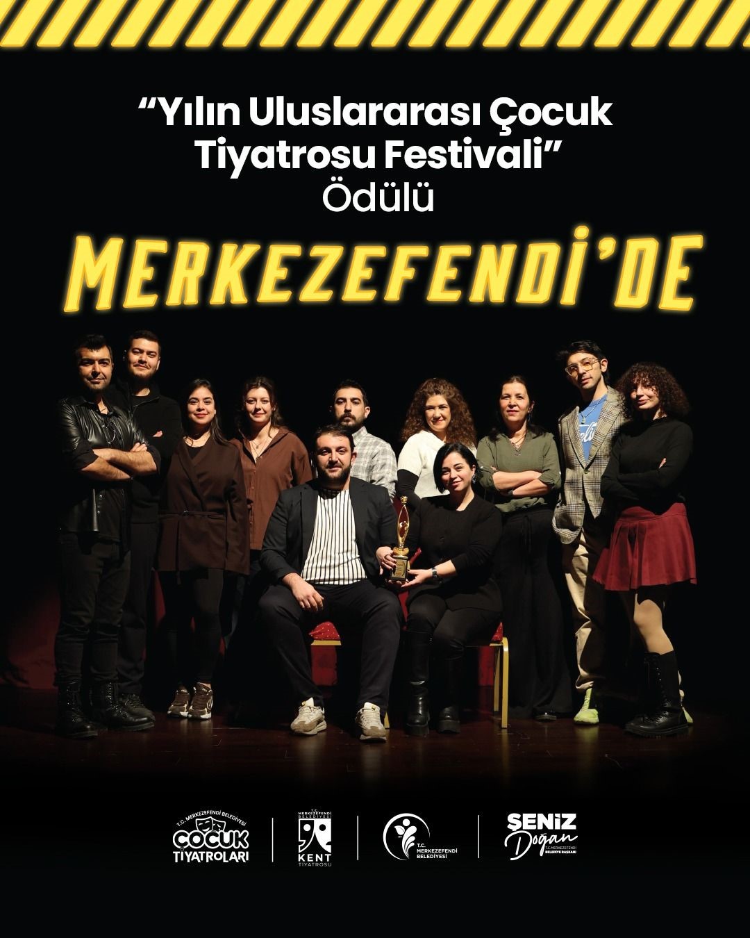 Uluslararası &Ccedil;ocuk Tiyatrosu &ouml;d&uuml;l&uuml; Merkezefendi&rsquo;nin oldu
