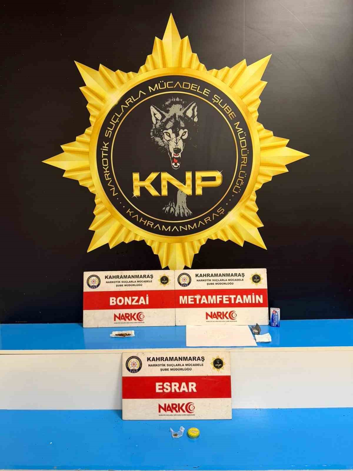 Kahramanmaraş&rsquo;ta narkotik operasyonu: 2 tutuklama
