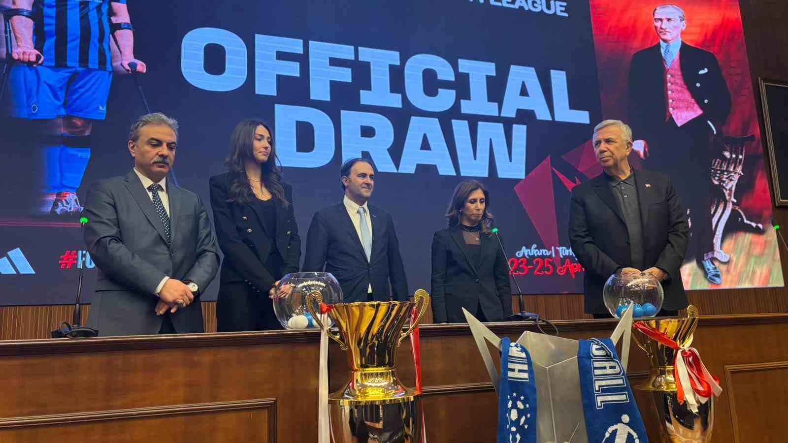 Başkent Ampute Futbol G&uuml;c&uuml;&rsquo;n&uuml;n, EAFF Avrupa Ligi&rsquo;deki rakipleri belli oldu
