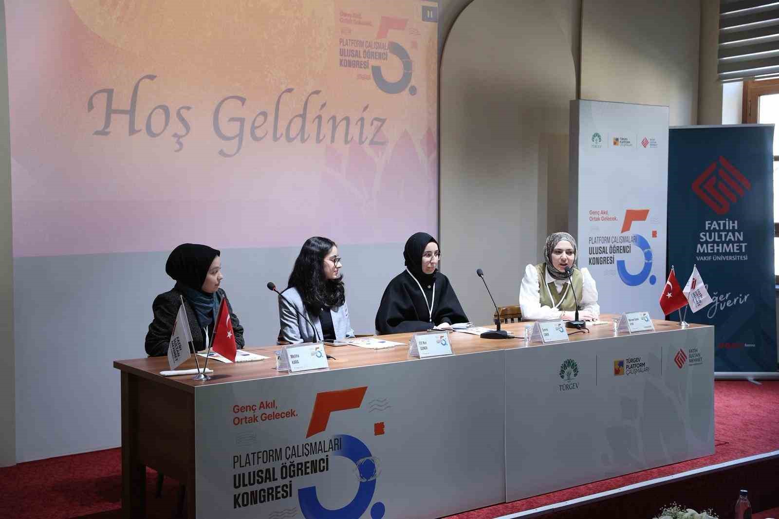 Gen&ccedil; Akıl Ortak Gelecek: T&Uuml;RGEV 5. Ulusal &Ouml;ğrenci Kongresi tamamlandı
