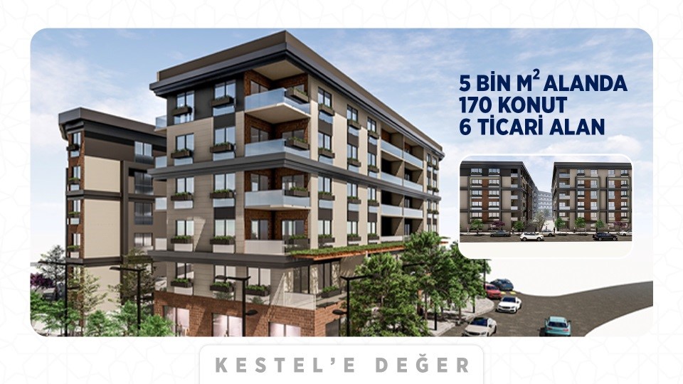 Bursa&rsquo;nın yeni Balat ve Bademli mahalleleri Kestel&rsquo;de inşa edilecek
