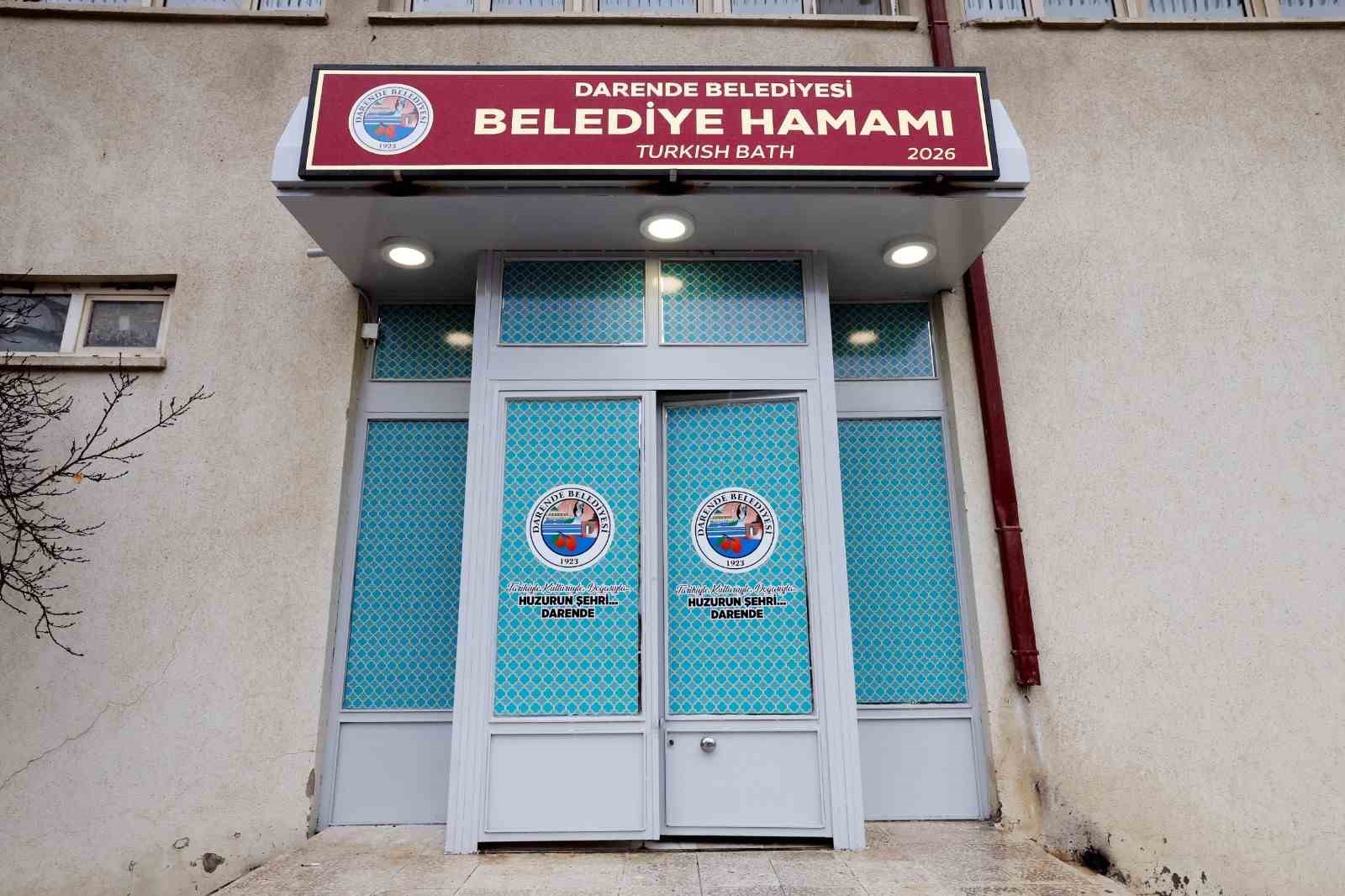 Malatya Darende’de yenilenen hamam hizmete açıldı