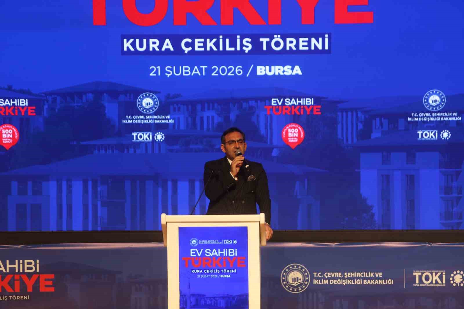 Bursa&rsquo;da 17 bin 225 TOKİ konutunun hak sahipleri belirleniyor
