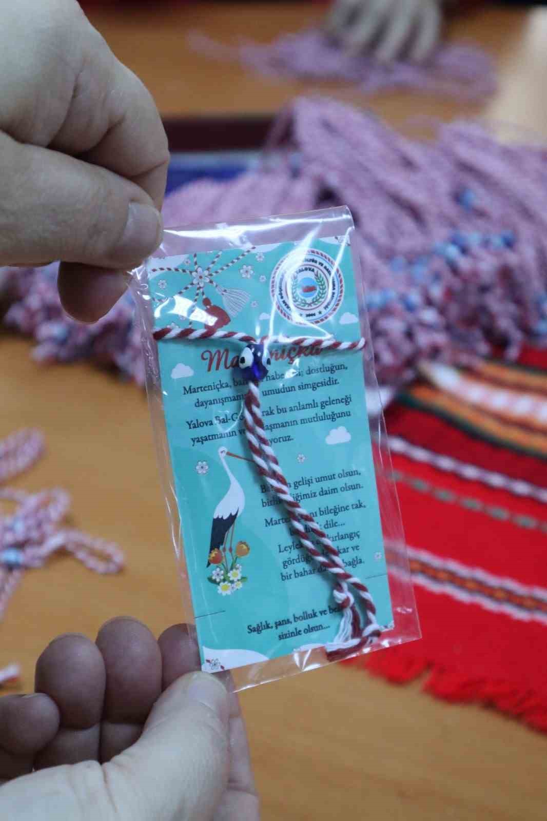 Yalova’da Balkan geleneği "marteniçka" yaşatılıyor