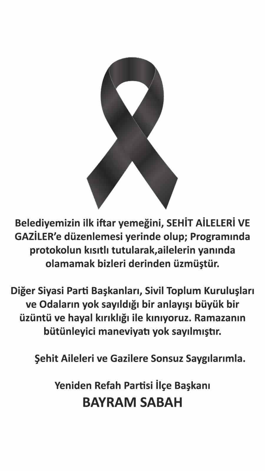 Siyasi parti başkanlarından Adem Şeng&uuml;l&rsquo;e &lsquo;protokol&rsquo; tepkisi
