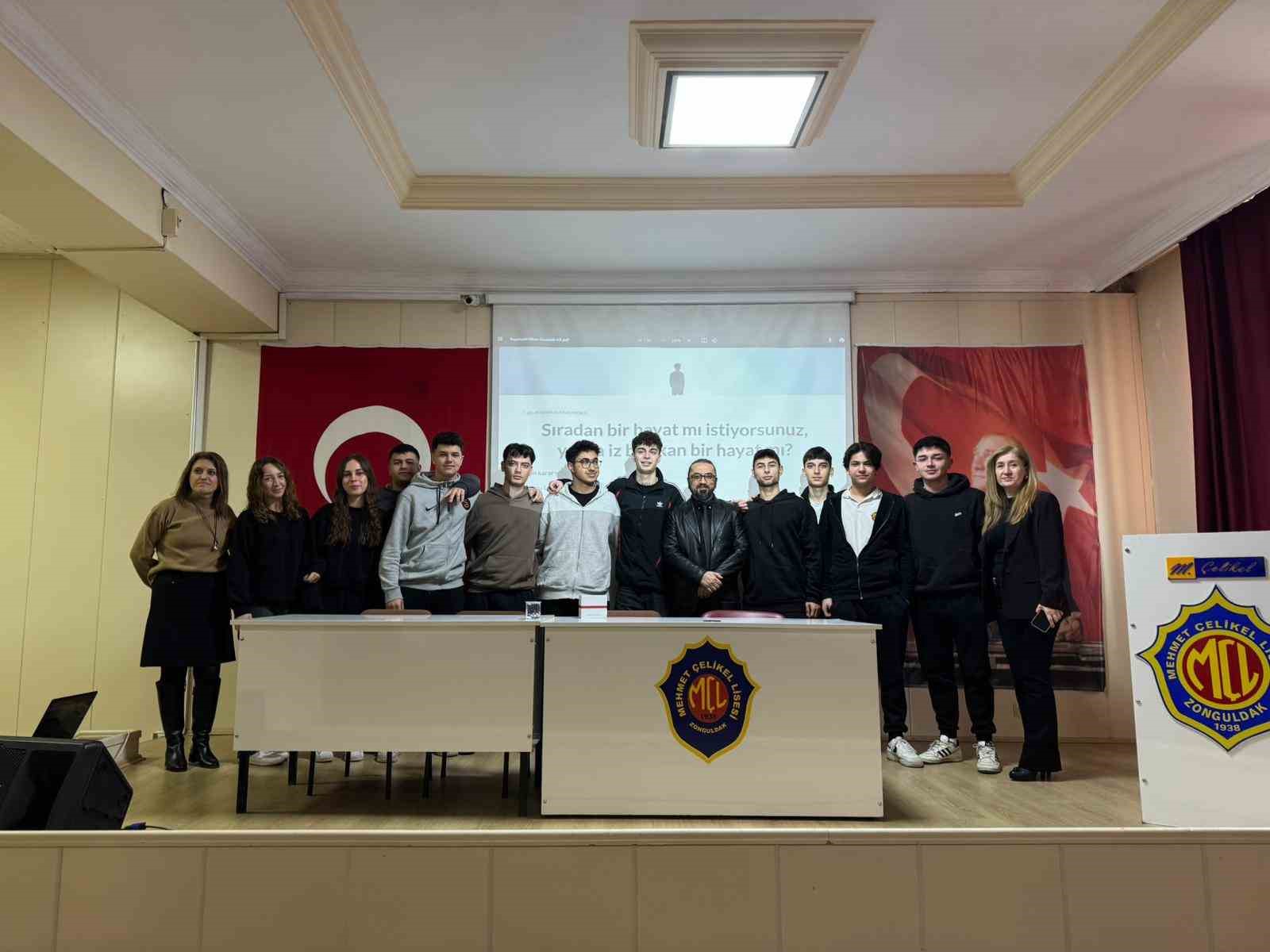 Zonguldak&rsquo;ta lise &ouml;ğrencilerine siber g&uuml;venlik ve kariyer semineri
