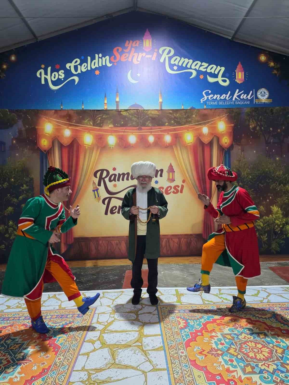 Ramazan coşkusu Terme&rsquo;de sahneye taşındı
