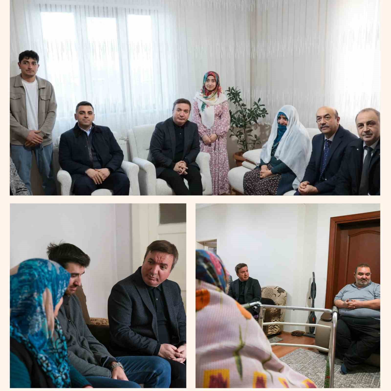 Vali Aydoğdu’dan hane ziyaretleri