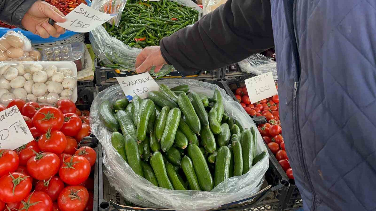 Seralar zarar g&ouml;rd&uuml;, Muğla&rsquo;da salatalık rekor fiyata ulaştı
