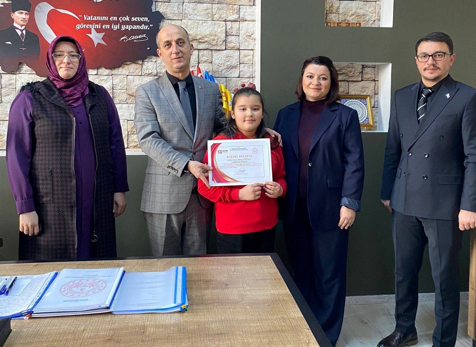 "Su Verimliliği Seferberliği" temalı şiir yarışmasında il birinciliği Hisarcık&rsquo;a geldi
