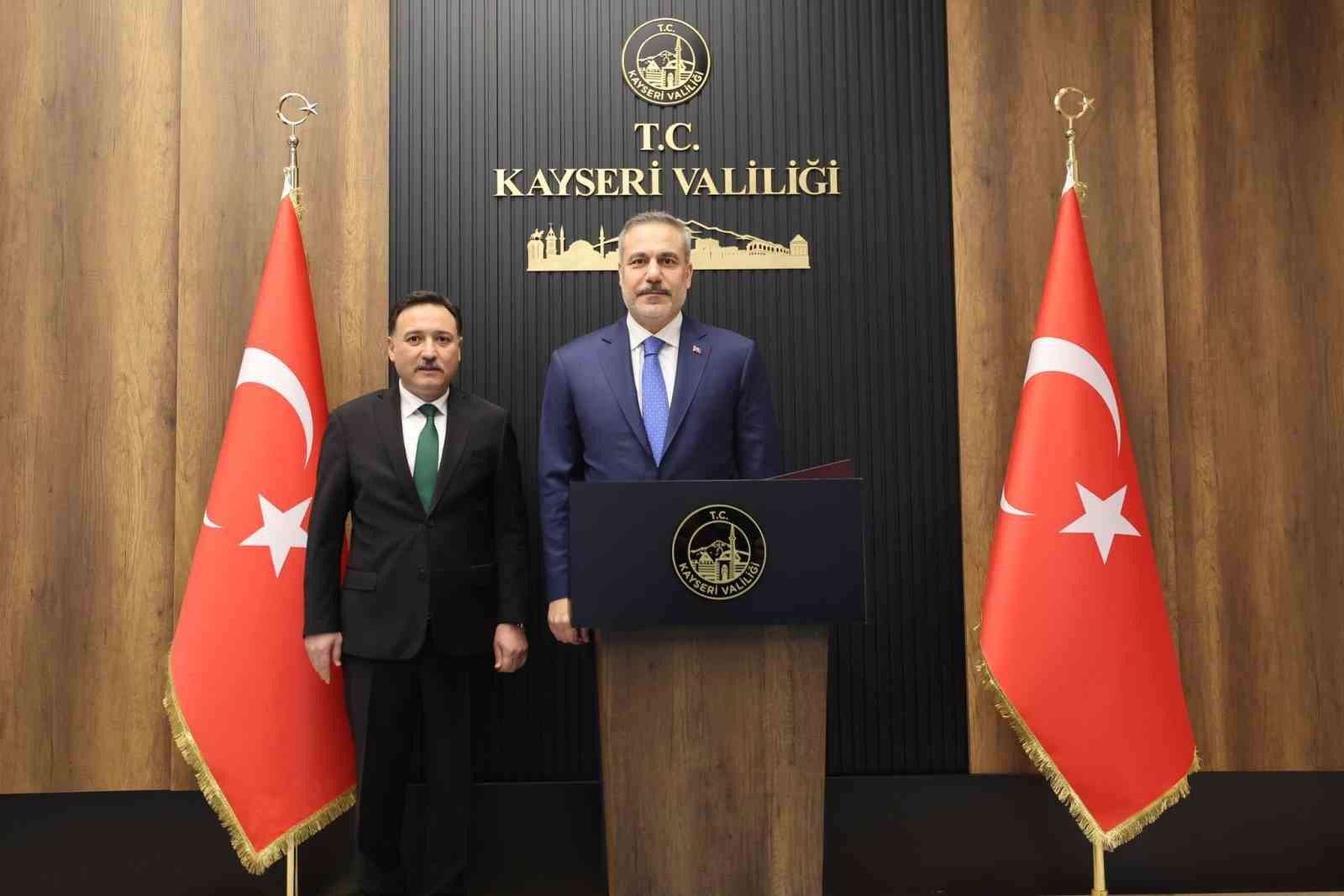 Dışişleri Bakanı Fidan Kayseri&rsquo;de
