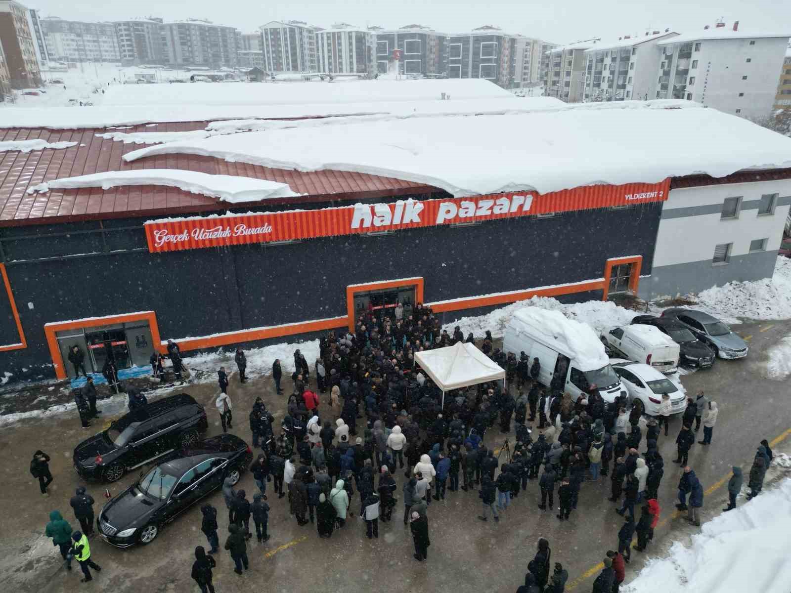 Erzurum&rsquo;da Halk Pazarları&rsquo;nın 13. Şubesi a&ccedil;ıldı
