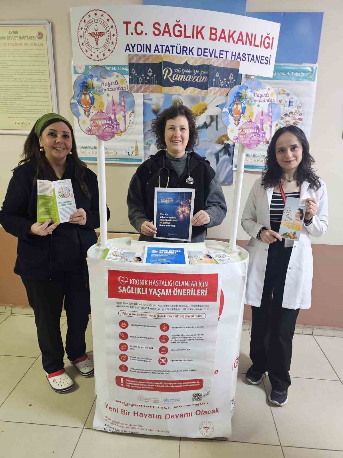 Aydın Devlet Hastanesi’nden Ramazan’da sağlık hamlesi