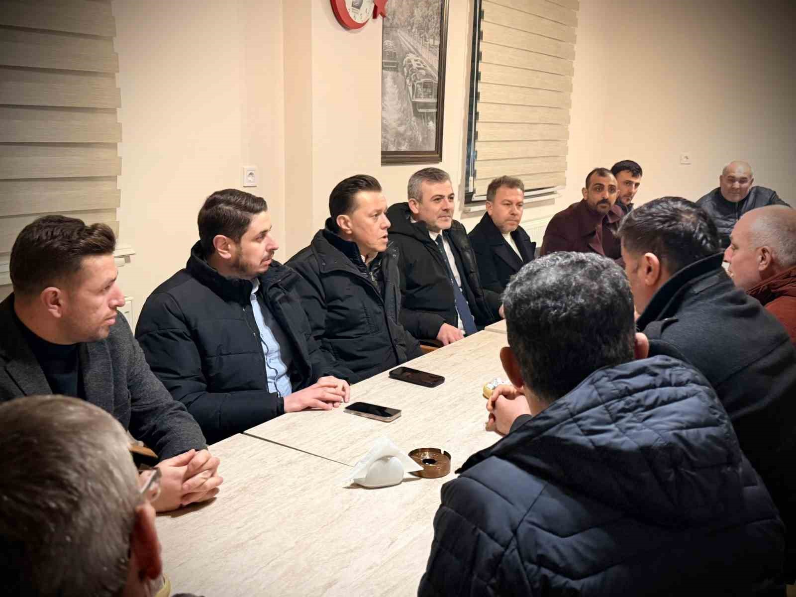 Milletvekili Nebi Hatipoğlu Mahmudiye’de muhtarlarla buluştu