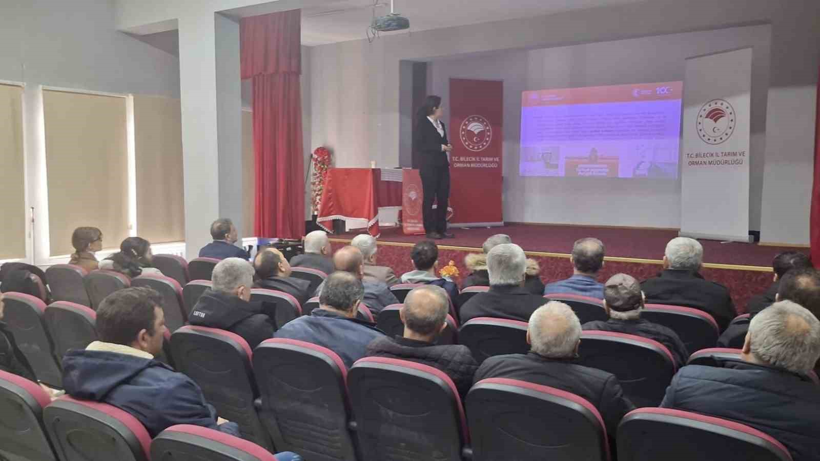 Bilecik&rsquo;te &uuml;reticilere &lsquo;Bitki koruma &uuml;r&uuml;nleri&rsquo; ve &lsquo;Gıda hijyeni&rsquo; eğitimi
