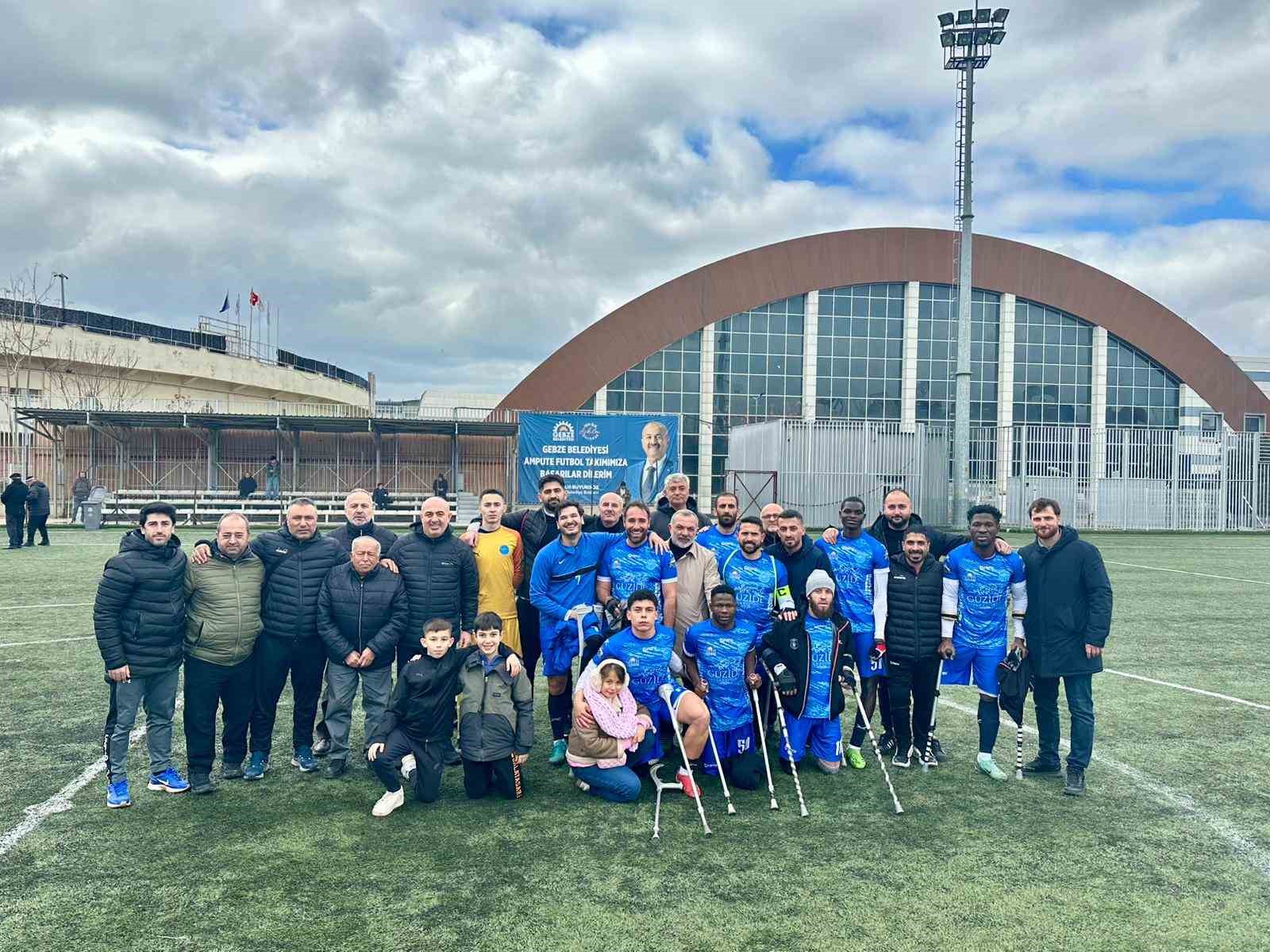Gebze Belediyesi Ampute Futbol Takımı, T&uuml;rkiye Kupası&rsquo;nda tur atladı
