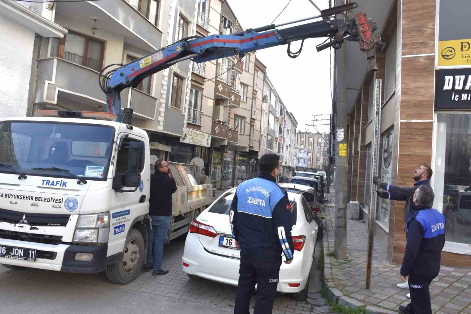 Karacabey’de tek yön uygulaması başladı