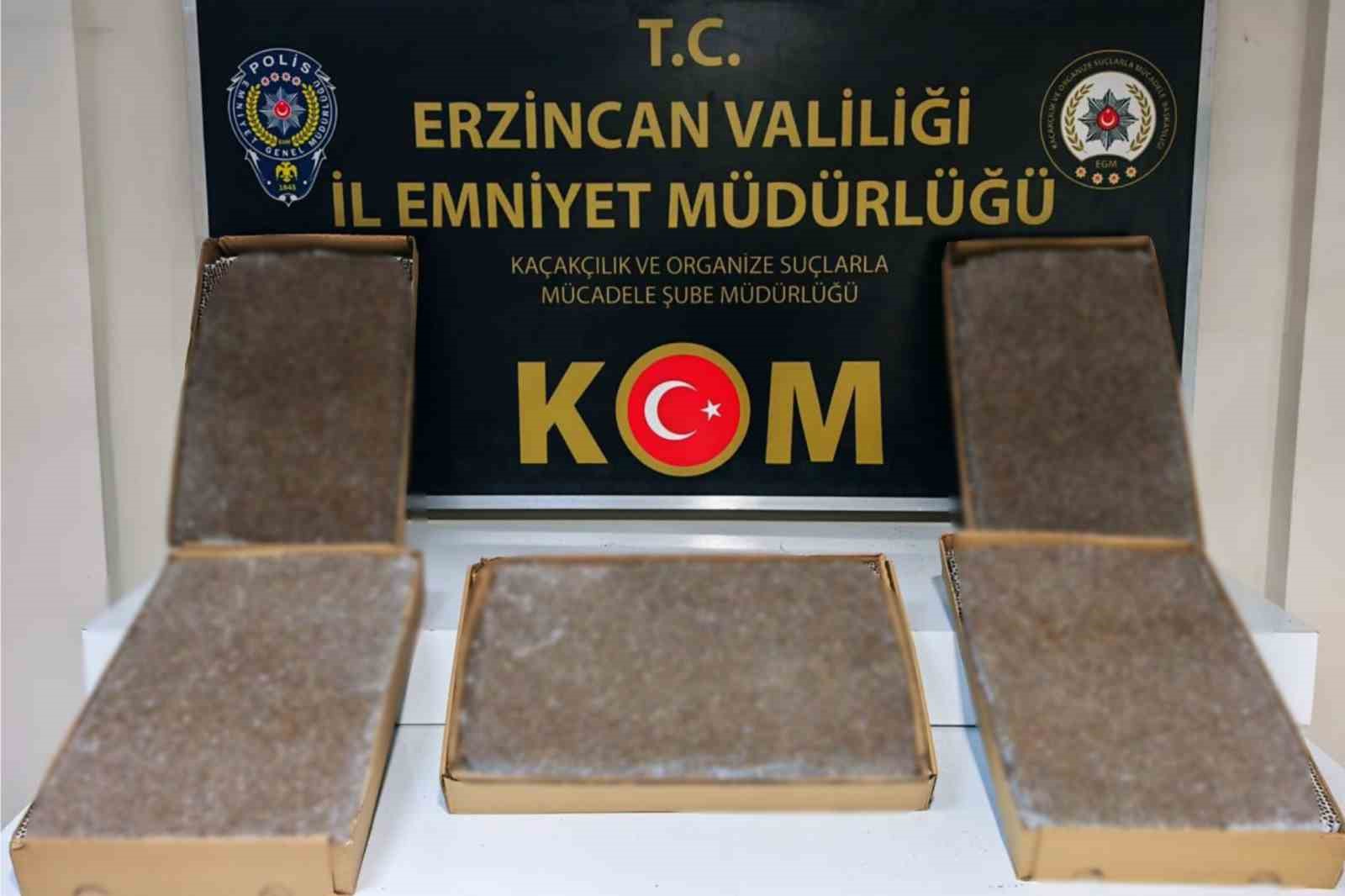 Erzincan&rsquo;da ka&ccedil;ak&ccedil;ılık operasyonunda 6 zanlı yakalandı
