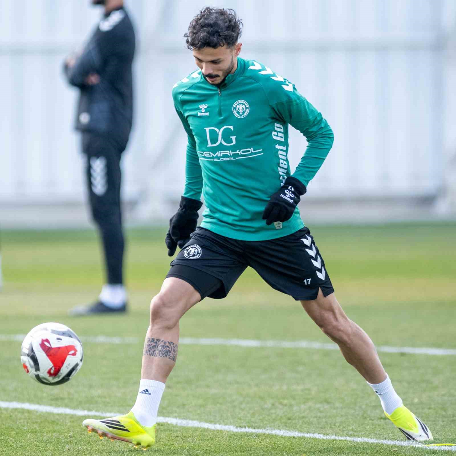 Konyaspor, Eyüpspor maçı hazırlıklarını sürdürüyor