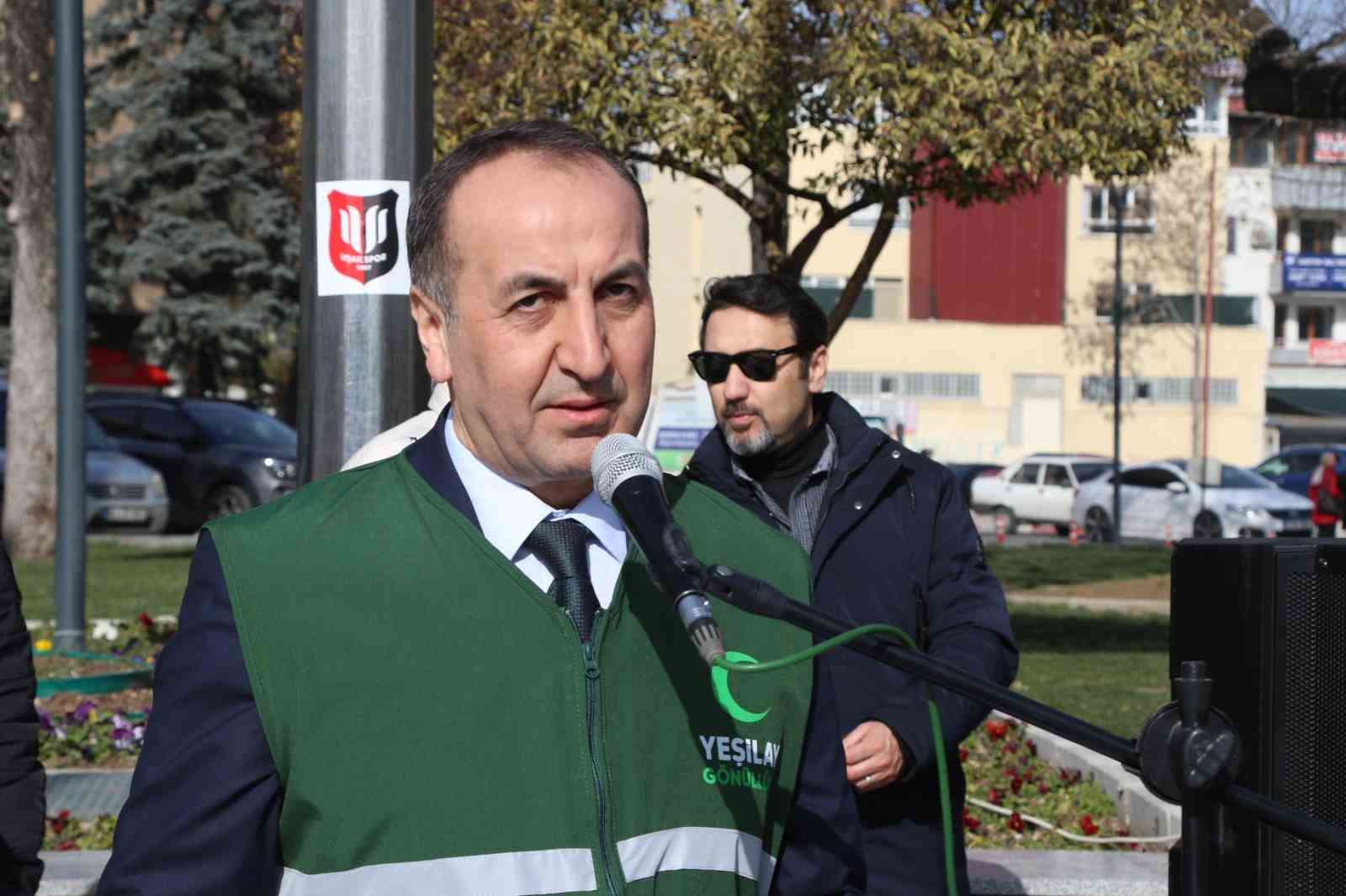 Yeşilay’dan Uşak’ta farkındalık yürüyüşü