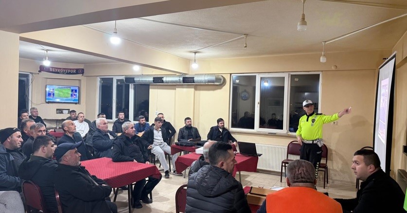 Kütahya Emniyet Müdürlüğünden trafik eğitim ve bilgilendirme faaliyetleri