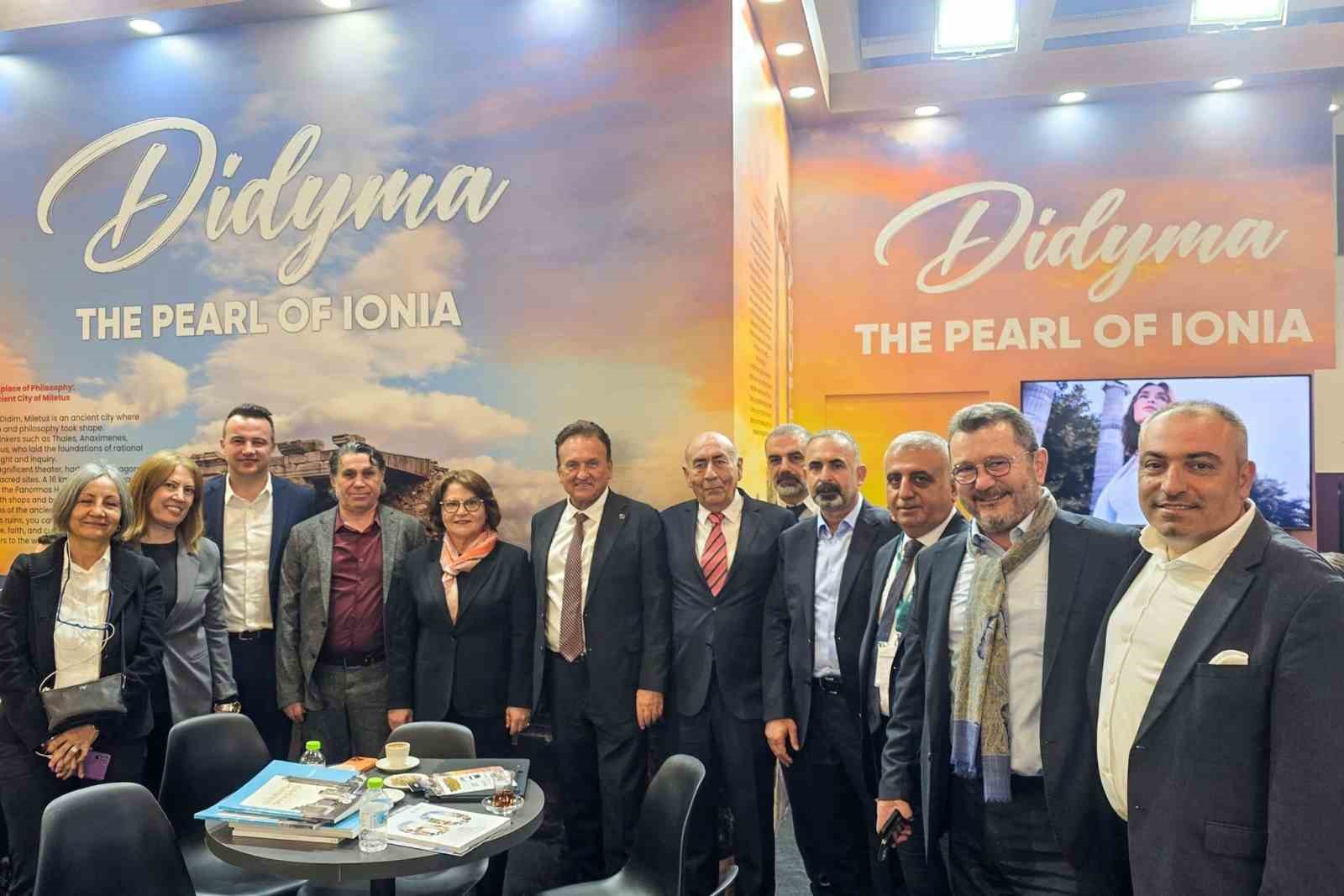 Almanya’daki fuarda Didim Belediyesi standına yoğun ilgi