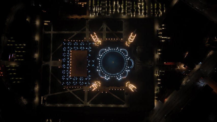 Selimiye Camii&rsquo;nde mahya mesajı değişti: 